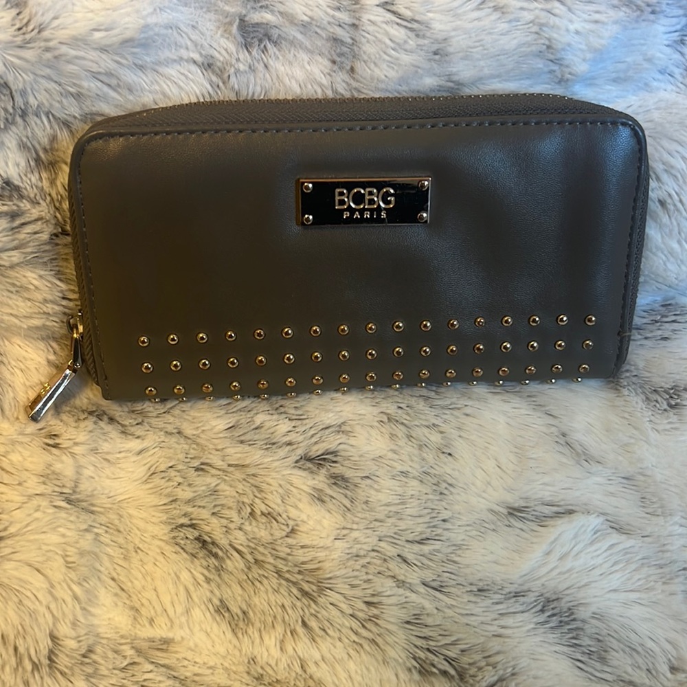 Taupe/gray wallet